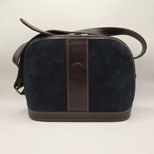 Talabarteria Argentina Women Crossbody Bag Dark Gray Suede Leather Equestrian